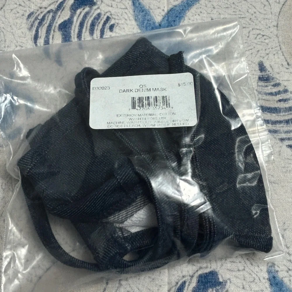Brighton Face Masks Cloth Lot of 2 NWT